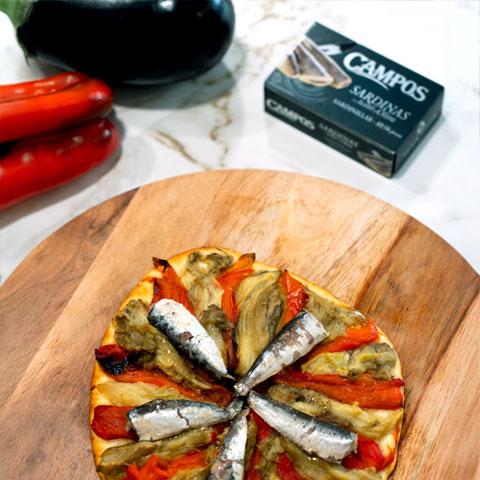 Imagen Pizza de Sardinillas de Conserva